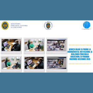 Ședință cu participarea viceprimarului de ramură Angela Cutasevici, a directorilor instituțiilor de învățământ primar și secundar cu referire la problemele identificate în organizarea și desfășurarea procesului educațional în instituțiile de învățământ în perioada noiembrie-decembrie 2020