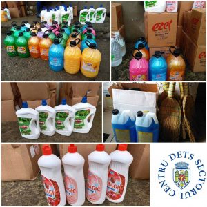 Repartizarea produselor sanitaro-igienice de către DETS sectorul Centru