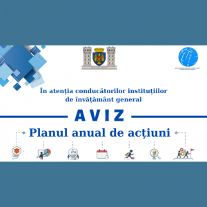 În atenția conducătorilor instituțiilor de învățământ general
