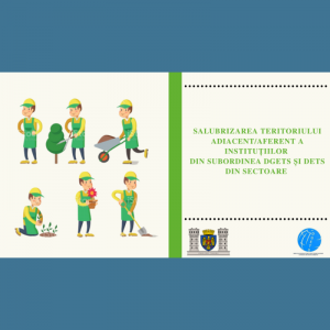 Salubrizarea teritoriului adiacent/aferent a instituțiilor din subordinea DGETS și DETS din sectoare