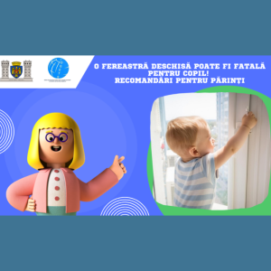 O fereastră deschisă poate fi fatală pentru copil‼️