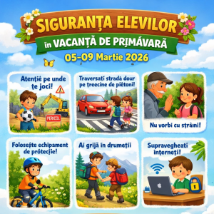 🌸 Reguli și recomandări pentru vacanța de primăvară